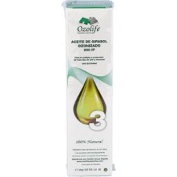Ozolife cosmetics aceite girasol ozonizado 600ip airless 50ml.