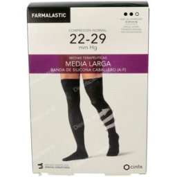 Farmalastic media lar nor caballero ngr t/g 24-25 cm 2 un