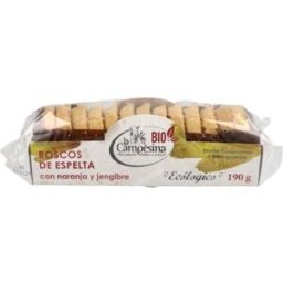 La campesina roscos navidad naranja-jengibre 190g eco vegan