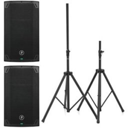 Mackie Thump 12v4 Stereo Stand Bundle Negro