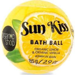 Organic Shop Sun Kiss Shop Bomba Limón y Vainilla Orgánicos 85 g