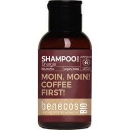 BENECOS Champu Energizante Cafe Mini Viaje Bio Vegan 50 ml