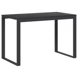 VidaXL Escritorio de Ordenador Aglomerado 110x60x73cm Negro