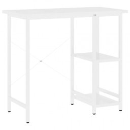 VidaXL Escritorio para Ordenador MDF 80x40x72cm Blanco