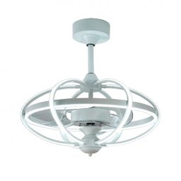 Bastilipo Miami Ventilador de Techo con Luz LED y Mando 40W