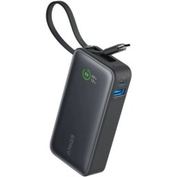 Anker Nano Power Bank 30W 10000mAh con Cable USB-C Incluido Negra
