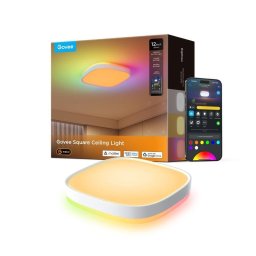 Luz de techo inteligente Govee 30cm RGBWW RGBIC Wi-Fi Bluetooth blanca rectangular