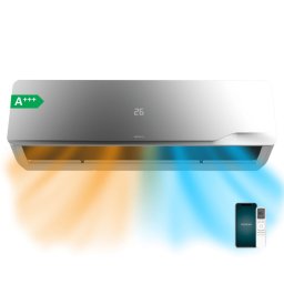 Aire Acondicionado Split 1x1 Cecotec AirClima 18000 Wind Connected 4.500 Frigorías A+++ Bomba de Calor WiFi Mando a Distancia
