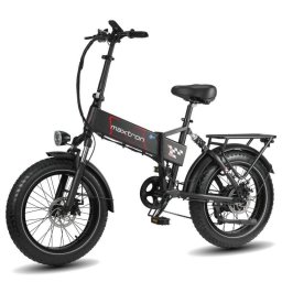 Bicicleta Eléctrica Maxturn Polaris Motor 500W Batería 48V13Ah 20" Frenos Disco