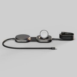 Cargador inalámbrico Zens Qi2 USB-C negro compacto