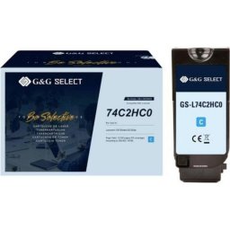 Tóner compatible G&G para Lexmark CS725de Cyan 12.000 páginas