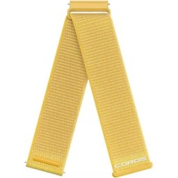 Pulsera de reloj Coros Apex 4 Amarilla Nylon 22 mm