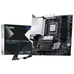 Placa Base MSI PRO B860M-P WIFI6E B860 LGA 1851 DDR5 Micro-ATX Wi-Fi 6E AI Cooling