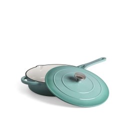 Cazuela baja Jernverket Retro Verde 28 cm hierro fundido