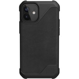 UAG Metropolis LT LTHR ARMR Funda Negra para iPhone 12 Mini