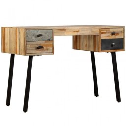 VidaXL Escritorio de Teca Maciza Reciclada 110x50x76cm