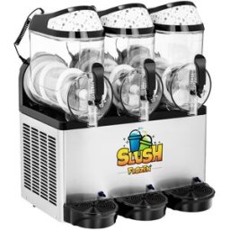Máquina para granizadas - 3 x 12 L - iluminación LED - Royal Catering 10011633