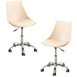 RegalosMiguel Pack 2 Sillas Blok Office - Beige