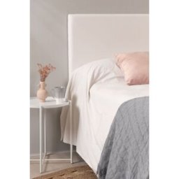 RegalosMiguel Cabecero Smooth Polipiel para camas de 90 y 80 cm - Blanco