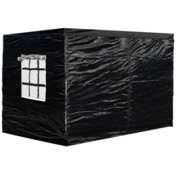 RegalosMiguel Pack 4 Laterales para Carpas 3x2 Eco 2L1V1P - Negro