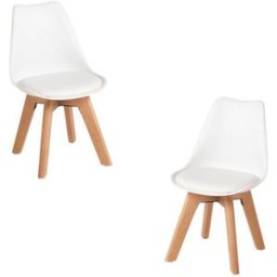 RegalosMiguel Pack 2 Sillas Synk Kid (Infantil) - Blanco