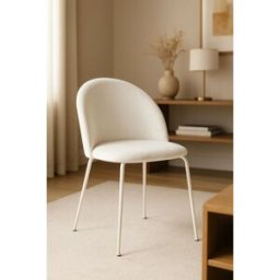 RegalosMiguel Silla White Dalnia Terciopelo - Blanco
