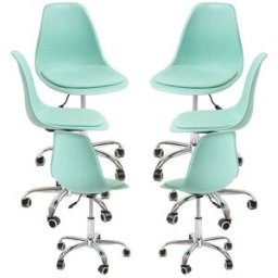 RegalosMiguel Pack 6 Sillas Dami Office - Celadón
