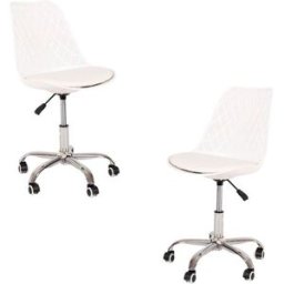 RegalosMiguel Pack 2 Sillas Mima Office - Blanco