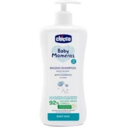 Chicco Baby Moments Gel de Ducha Cuerpo y Cabello 500ml