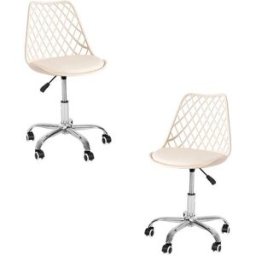 RegalosMiguel Pack 2 Sillas Mima Office - Beige