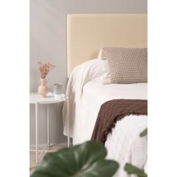 RegalosMiguel Cabecero Smooth Polipiel para camas de 105 y 90 cm - Beige