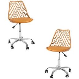 RegalosMiguel Pack 2 Sillas Mima Office - Mostaza