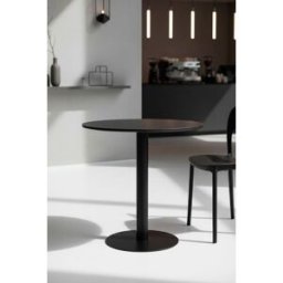 RegalosMiguel Mesa Firro Redonda 70cm Negra - Negro