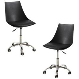 RegalosMiguel Pack 2 Sillas Blok Office - Negro