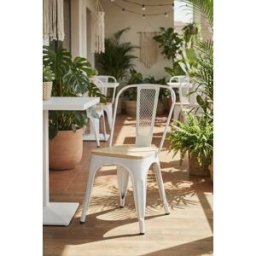RegalosMiguel Silla Valix Madera Natural - Blanco