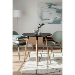 RegalosMiguel Mesa Tower Redonda 90 cm - Negro