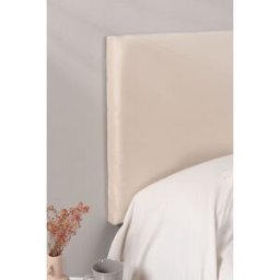 RegalosMiguel Cabecero Smooth Terciopelo para camas de 105 y 90 cm - Beige