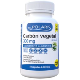 Polaris Carbón Vegetal 300 mg 50 Cápsulas
