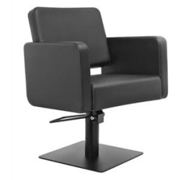 Mudi Sillon de Peluqueria Class Cuadrada Negro