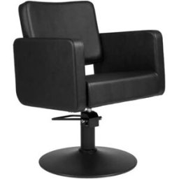 Mudi Sillon de Peluqueria Class Redonda Negro