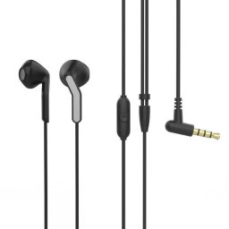 Auriculares Muvit E56 con cable Jack 3,5 mm micrófono intrauditivos negros