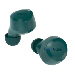 Auricular Belkin SoundForm Bolt Bluetooth 5.2 Verde Azulado IPX4 Intraurales 28h