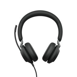 Auriculares Jabra con cable USB tipo A, diadema binaural y micrófono boom