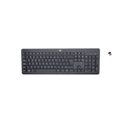 Teclado membrana HP 230 Wireless Keyboard Layout ES inalámbrico tamaño completo negro