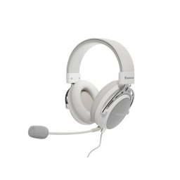 Auriculares Genesis con cable 53mm micrófono desmontable ligeros blancos para gaming
