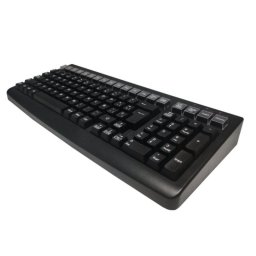 Teclado Mustek MKB-800 Español 101 teclas Membrana USB Compacto Negro