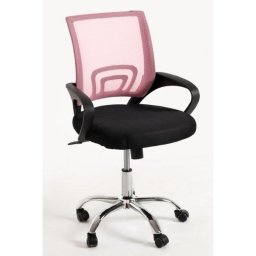 Silla de oficina Midi Pro respaldo malla transpirable estructura acero negro compacto