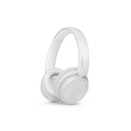 Auriculares Philips inalámbricos Bluetooth 5.3 blancos con micrófono y batería de larga duración