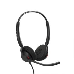 Auriculares Jabra Engage 40 con cable USB-A para oficina, micrófono dual y protección auditiva negros