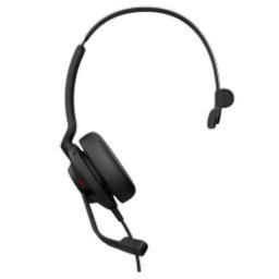 Auriculares Jabra Evolve2 30 SE con cable USB-C/USB-A para oficina con micrófono y cancelación de ruido, negros